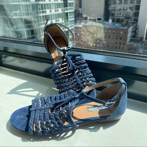 💙Halogen Suede Gladiator Sandal